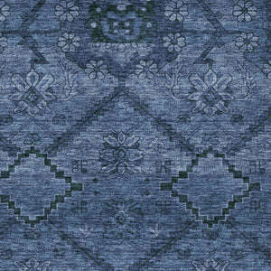 Homeroots 3' Inviting Floral Washable Area Rug For Indoor And Outdoor Spaces – Durable, Stain-resistant Design 9' X 12' Polyester 588898