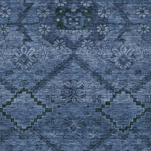 Homeroots 3' Inviting Floral Washable Area Rug For Indoor And Outdoor Spaces – Durable, Stain-resistant Design 10' X 14' Polyester 588899