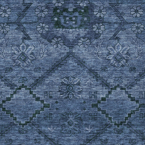 Homeroots 3' Inviting Floral Washable Area Rug For Indoor And Outdoor Spaces – Durable, Stain-resistant Design 10' X 14' Polyester 588899