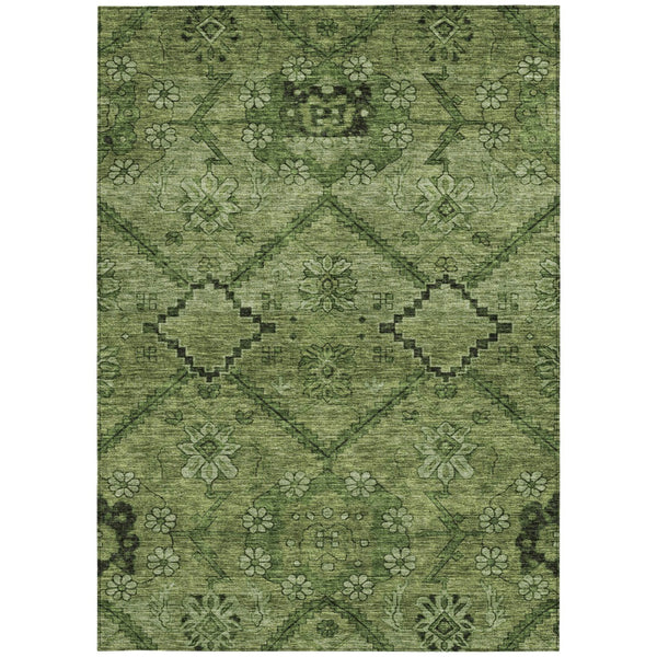 Homeroots 3' Inviting Floral Washable Area Rug For Indoor And Outdoor Spaces – Durable, Stain-resistant Design 3' X 5' Polyester 588900