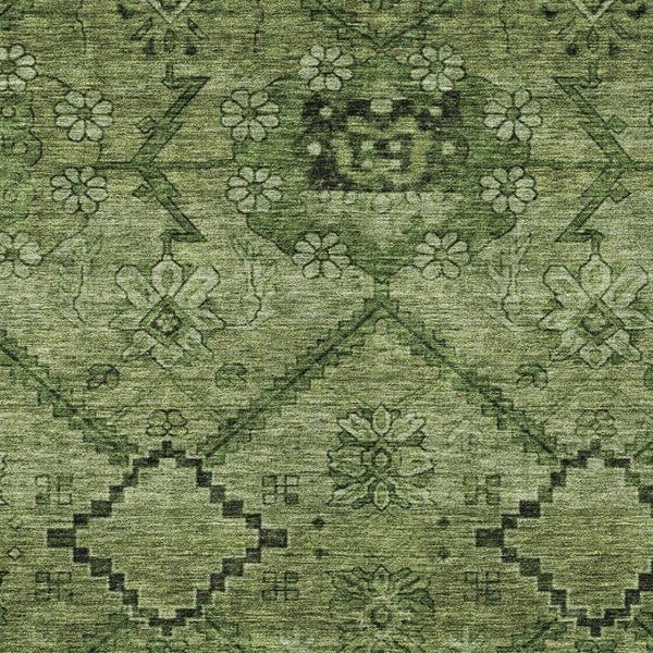 Homeroots 3' Inviting Floral Washable Area Rug For Indoor And Outdoor Spaces – Durable, Stain-resistant Design 9' X 12' Polyester 588904