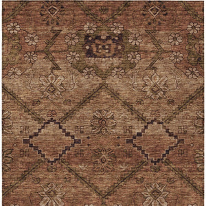 Homeroots 3' Inviting Floral Washable Area Rug For Indoor And Outdoor Spaces – Durable, Stain-resistant Design 3' X 5' Polyester 588906