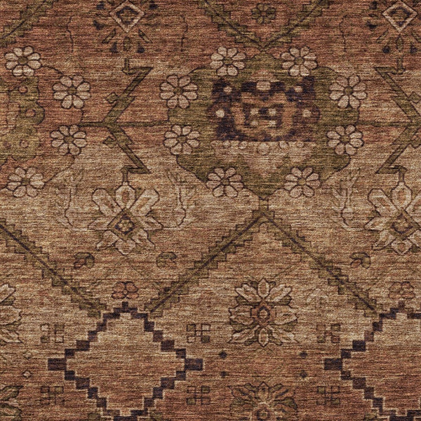 Homeroots 3' Inviting Floral Washable Area Rug For Indoor And Outdoor Spaces – Durable, Stain-resistant Design 3' X 5' Polyester 588906