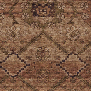 Homeroots 3' Inviting Floral Washable Area Rug For Indoor And Outdoor Spaces – Durable, Stain-resistant Design 10' X 14' Polyester 588911