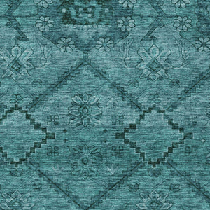 Homeroots 3' Inviting Floral Washable Area Rug For Indoor And Outdoor Spaces – Durable, Stain-resistant Design 10' X 14' Polyester 588917