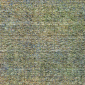 Homeroots 3' Vibrant Green, Gold & Charcoal Abstract Washable Indoor-outdoor Area Rug For Versatile Spaces 9' X 12' Polyester 588922