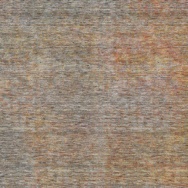 Homeroots 3' Vibrant Green, Gold & Charcoal Abstract Washable Indoor-outdoor Area Rug For Versatile Spaces 5' X 8' Polyester 588925