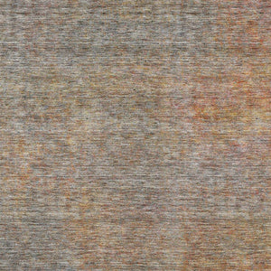 Homeroots 3' Vibrant Green, Gold & Charcoal Abstract Washable Indoor-outdoor Area Rug For Versatile Spaces 8' X 10' Polyester 588927