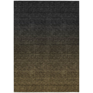 HomeRoots 5' Gray and Brown Abstract Rug - Stylish, Washable, Durable Design for Indoor and Outdoor Spaces 8' X 10' 588933