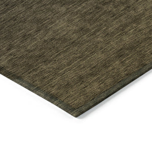 Homeroots 3' Gray And Brown Abstract Washable Area Rug – Durable Indoor Outdoor Design For Any Space 10' X 14' Polyester 588935