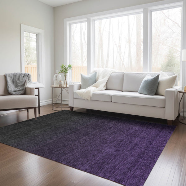 Homeroots 3' Gray And Brown Abstract Washable Area Rug – Durable Indoor Outdoor Design For Any Space 10' X 14' Polyester 588941