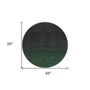 Homeroots 3' Gray And Brown Abstract Washable Area Rug – Durable Indoor Outdoor Design For Any Space 8' Round Polyester 588944