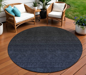 Homeroots 3' Gray And Brown Abstract Washable Area Rug – Durable Indoor Outdoor Design For Any Space 8' Round Polyester 588956