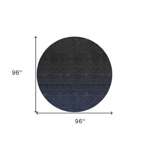 Homeroots 3' Gray And Brown Abstract Washable Area Rug – Durable Indoor Outdoor Design For Any Space 8' Round Polyester 588956