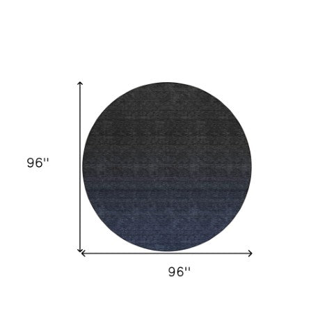 Homeroots 3' Gray And Brown Abstract Washable Area Rug – Durable Indoor Outdoor Design For Any Space 8' Round Polyester 588956