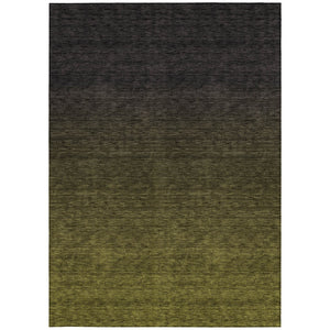 Homeroots 3' Gray And Brown Abstract Washable Area Rug – Durable Indoor Outdoor Design For Any Space 5' X 8' Polyester 588961