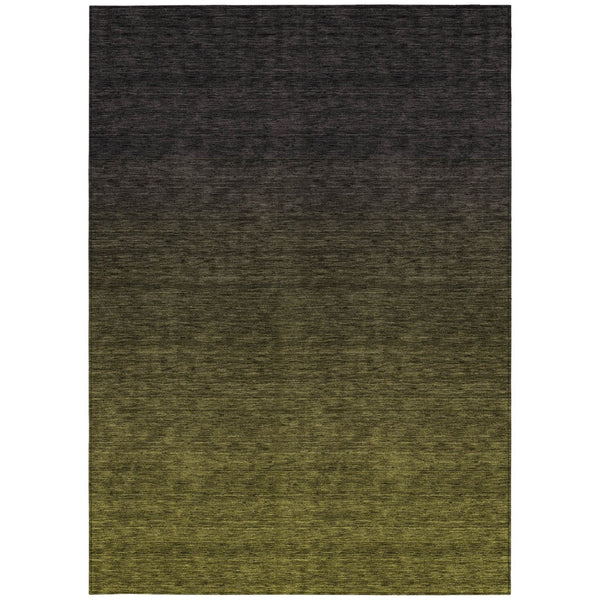 Homeroots 3' Gray And Brown Abstract Washable Area Rug – Durable Indoor Outdoor Design For Any Space 9' X 12' Polyester 588964