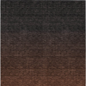Homeroots 3' Gray And Brown Abstract Washable Area Rug – Durable Indoor Outdoor Design For Any Space 8' X 10' Polyester 588969