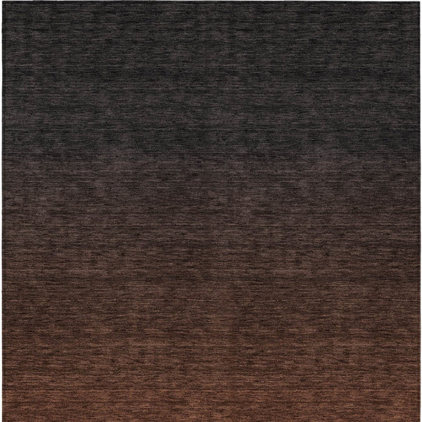 Homeroots 3' Gray And Brown Abstract Washable Area Rug – Durable Indoor Outdoor Design For Any Space 9' X 12' Polyester 588970