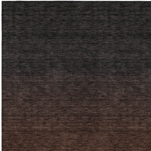 Homeroots 3' Gray And Brown Abstract Washable Area Rug – Durable Indoor Outdoor Design For Any Space 9' X 12' Polyester 588970