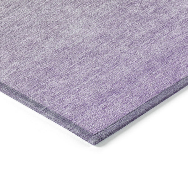 Homeroots 3' Artichoke Green And Lavender Ombre Washable Area Rug For Indoor And Outdoor Stylish Use 8' X 10' Polyester 588975