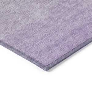 Homeroots 3' Artichoke Green And Lavender Ombre Washable Area Rug For Indoor And Outdoor Stylish Use 9' X 12' Polyester 588976