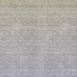 Homeroots 3' Artichoke Green And Lavender Ombre Washable Area Rug For Indoor And Outdoor Stylish Use 3' X 5' Polyester 588978