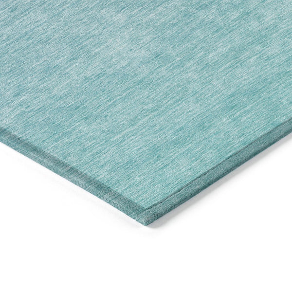 HomeRoots 9' Sky Blue to Teal Ombre Area Rug – Stylish, Washable, Durable for Indoor & Outdoor Spaces 9' X 12' 588988