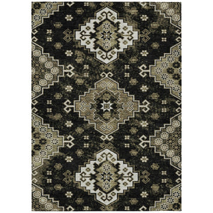 HomeRoots 9' Medallion Washable Indoor Outdoor Area Rug - Durable, Stylish, and Easy-Care for Any Space 9' X 12' 588994