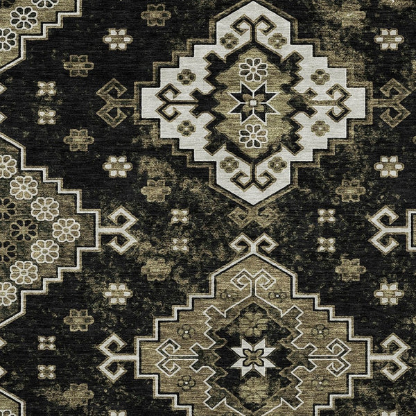 Homeroots 3' Artichoke Green And Lavender Ombre Washable Area Rug For Indoor And Outdoor Stylish Use 9' X 12' Polyester 588994