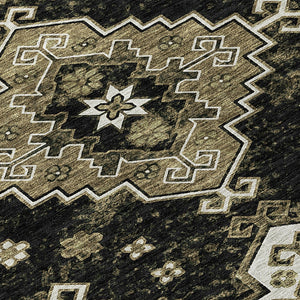 Homeroots 3' Artichoke Green And Lavender Ombre Washable Area Rug For Indoor And Outdoor Stylish Use 10' X 14' Polyester 588995