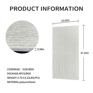 English Elm 3d Faux Stone Polyurethane Wall Panels Waterproof Lightweight Interior Accent Set W347P414826