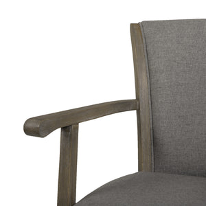 English Elm Jennifer Taylor Home - Williams 27In Swivel Counter Height Bar Stool In Heathered Grey Linen - Stylish Comfort And Durability B2719P238371