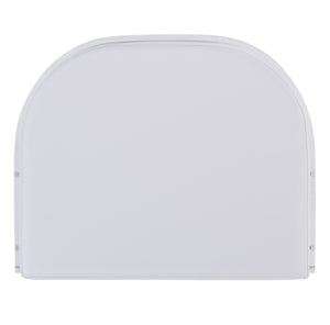 Butler Specialty Butler Solara Acrylic Accent Stool With Upholstered Seat – Modern Elegance For Any Space Clear Acrylic,Iron,Mdf,Pvc Vinyl,Polyurethane Foam 5890335-butler