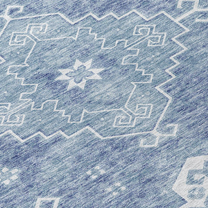 Homeroots 3'' Artichoke Green Medallion Washable Indoor Outdoor Area Rug - Stylish, Durable, And Versatile 8' Round Polyester 589034