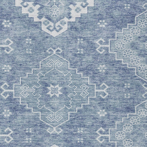 Homeroots 3'' Artichoke Green Medallion Washable Indoor Outdoor Area Rug - Stylish, Durable, And Versatile 10' X 14' Polyester 589037