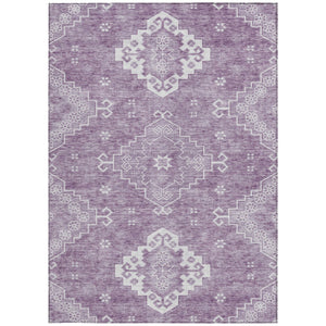 Homeroots 3'' Artichoke Green Medallion Washable Indoor Outdoor Area Rug - Stylish, Durable, And Versatile 3' X 5' Polyester 589044