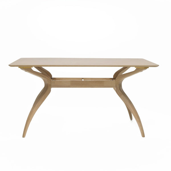 English Elm 58905.00topoak_58905.00legoak Rubberwood Dining Table Mid-century Spider Leg Seats Four 58905.00TOPOAK_58905.00LEGOAK