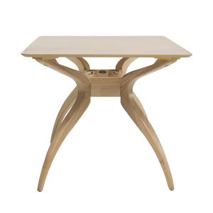 English Elm 58905.00topoak_58905.00legoak Rubberwood Dining Table Mid-century Spider Leg Seats Four 58905.00TOPOAK_58905.00LEGOAK