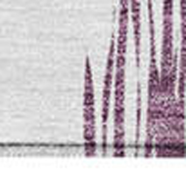 Homeroots 3' Stylish Artichoke Green Ivory Gray Ikat Washable Area Rug For Indoor Outdoor Spaces, Durable Design 5' X 8' Polyester 589117