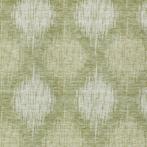 Homeroots 3' Stylish Ikat Washable Area Rug In Artichoke Green & Fern Green For Indoor/Outdoor Spaces 8' X 10' Polyester 589137