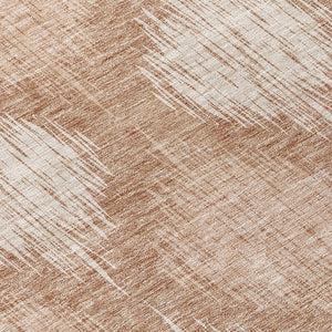 Homeroots 3' Stylish Ikat Washable Area Rug In Artichoke Green & Fern Green For Indoor/Outdoor Spaces 8' Round Polyester 589142