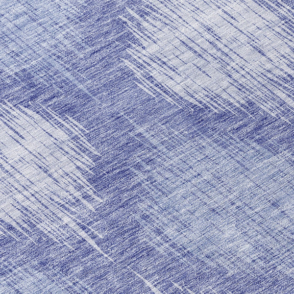 Homeroots 3' Stylish Ikat Washable Area Rug In Artichoke Green & Fern Green For Indoor/Outdoor Spaces 8' Round Polyester 589148