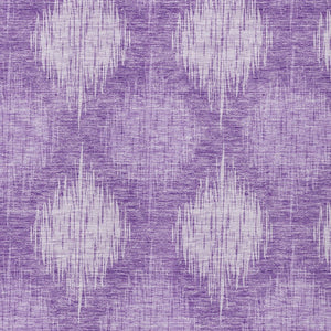 Homeroots 3' Stylish Ikat Washable Area Rug In Artichoke Green & Fern Green For Indoor/Outdoor Spaces 8' X 10' Polyester 589167