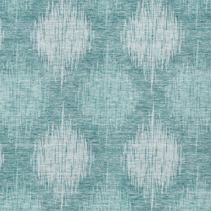 Homeroots 3' Stylish Ikat Washable Area Rug In Artichoke Green & Fern Green For Indoor/Outdoor Spaces 3' X 5' Polyester 589170