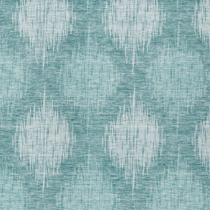 Homeroots 3' Stylish Ikat Washable Area Rug In Artichoke Green & Fern Green For Indoor/Outdoor Spaces 8' X 10' Polyester 589173