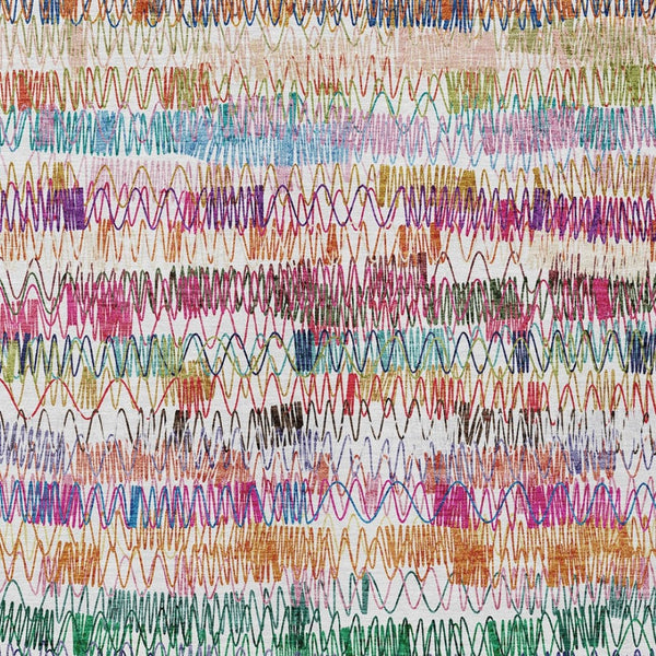 Homeroots 3' Green Ivory And Purple Striped Washable Area Rug – Stylish Indoor-outdoor Accent For Any Space 8' X 10' Polyester 589185