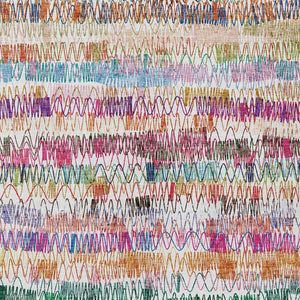 Homeroots 3' Green Ivory And Purple Striped Washable Area Rug – Stylish Indoor-outdoor Accent For Any Space 10' X 14' Polyester 589187