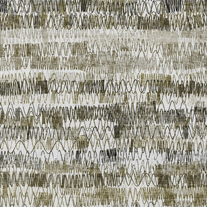 Homeroots 3' Green Ivory And Purple Striped Washable Area Rug – Stylish Indoor-outdoor Accent For Any Space 10' X 14' Polyester 589199