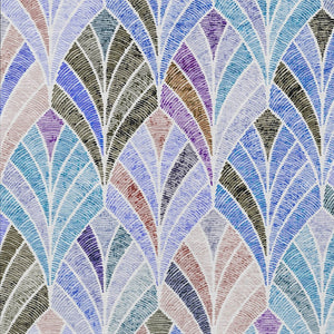 Homeroots 3' Aqua Mint Green And Silver Geometric Washable Area Rug For Indoor And Outdoor Spaces 3' X 5' Polyester 589206